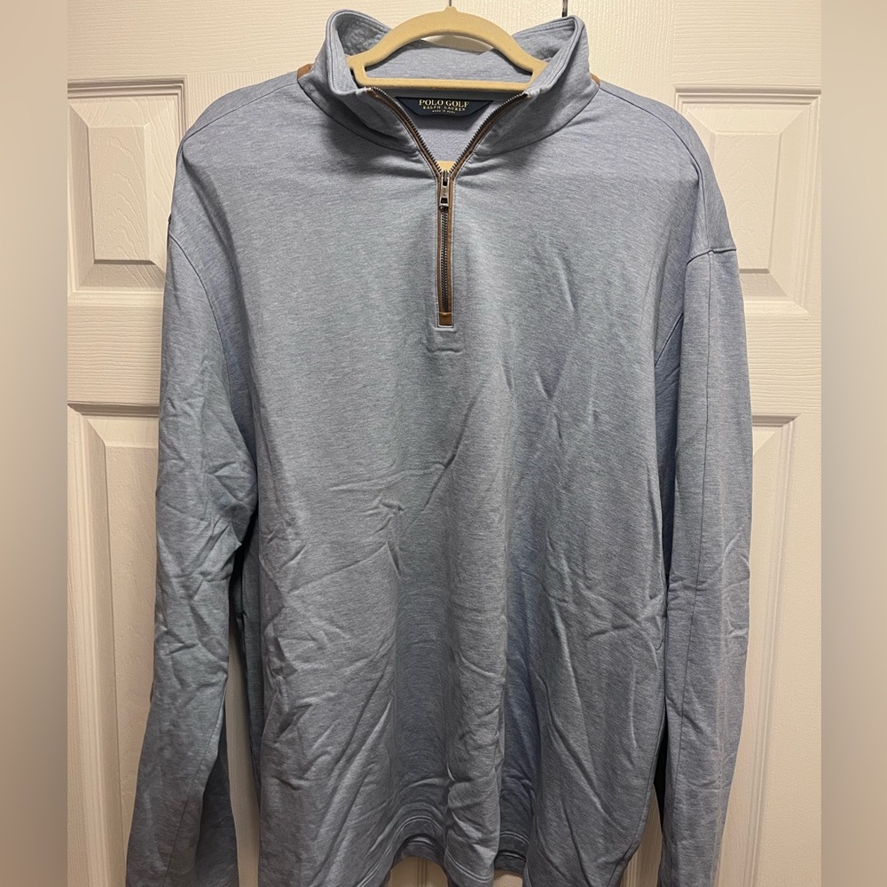 Polo Ralph Lauren Blue Quarter Zip Sweater